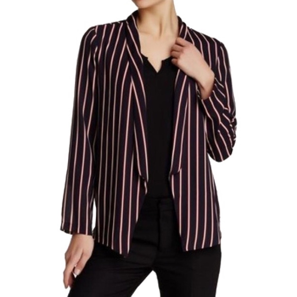 NEW! Lush Classy Striped Lightweight Fashion BlazerJacket