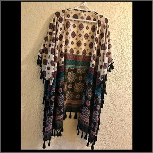 Kimono With Fringe