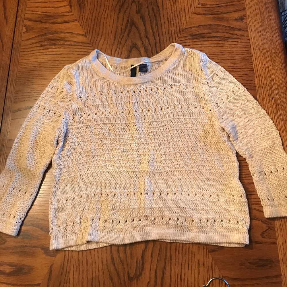 Ivory crop sweater