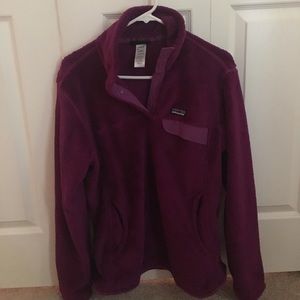 Patagonia Violet Red Women's Fleece Pullover