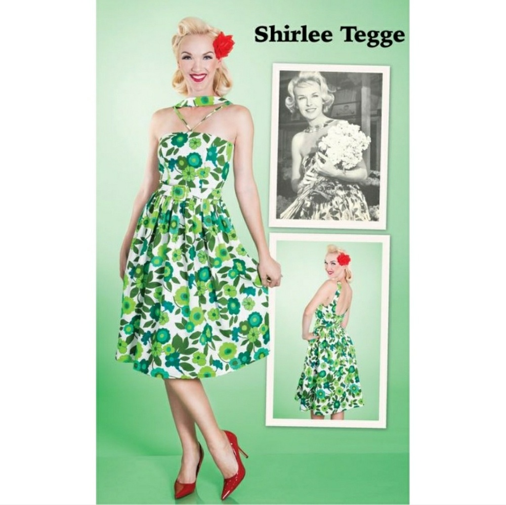 Tatiana Shurlee Tegge Floral Rockabilly Dress