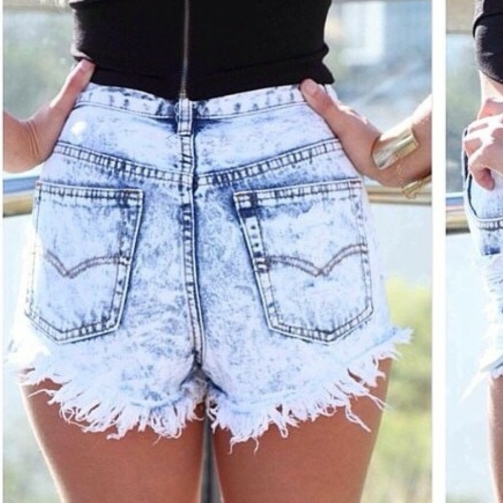 ♥️Only 1 Left♥️ GJG Blue Jean Faded Shorts