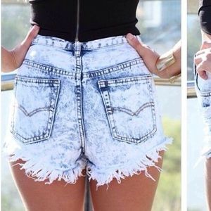 ♥️Only 1 Left♥️ GJG Blue Jean Faded Shorts