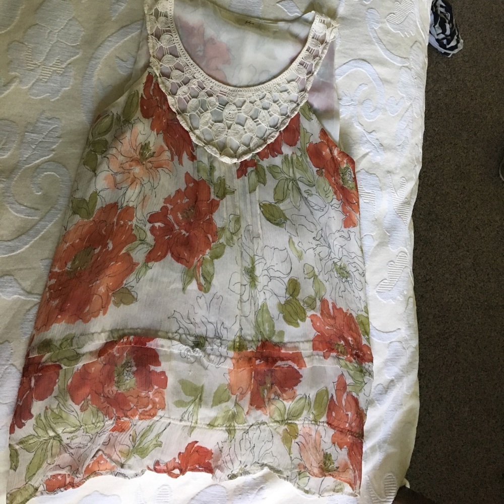 Chiffon tank