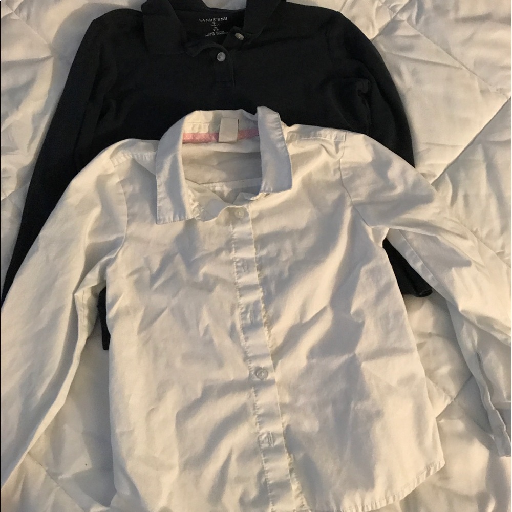 2 long sleeve uniform shirts