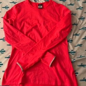 Infrared/pink nike long sleeve top.