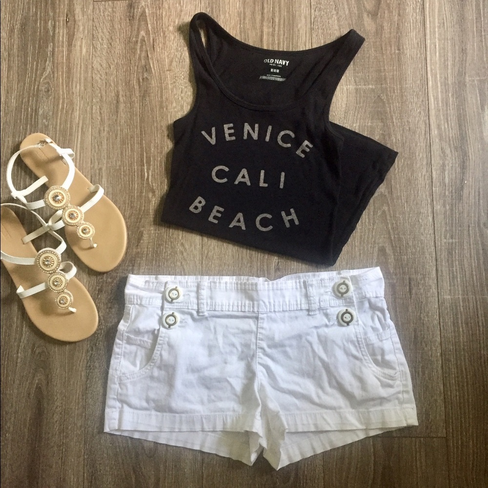 White shorts