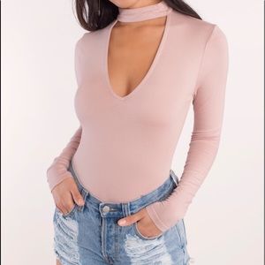 NWT Tobi pink bodysuit