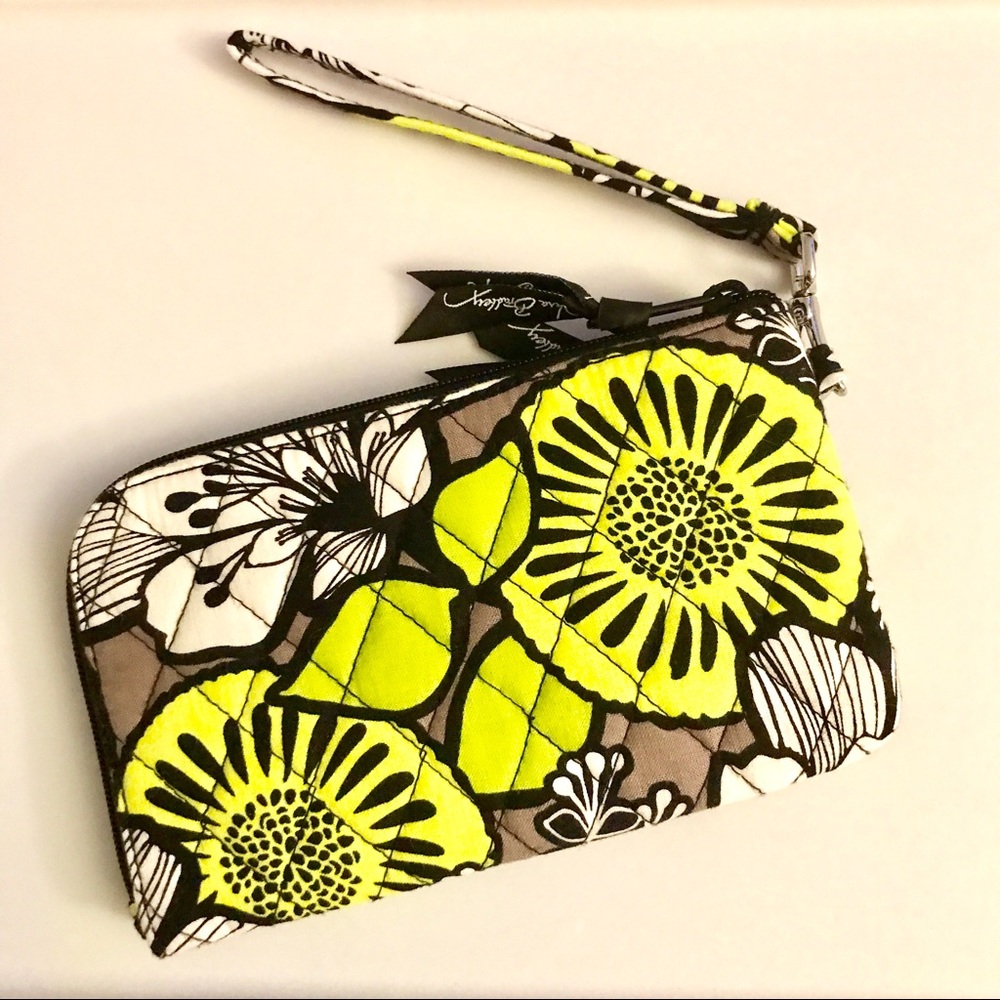 Wristlet phone wallet - Citron