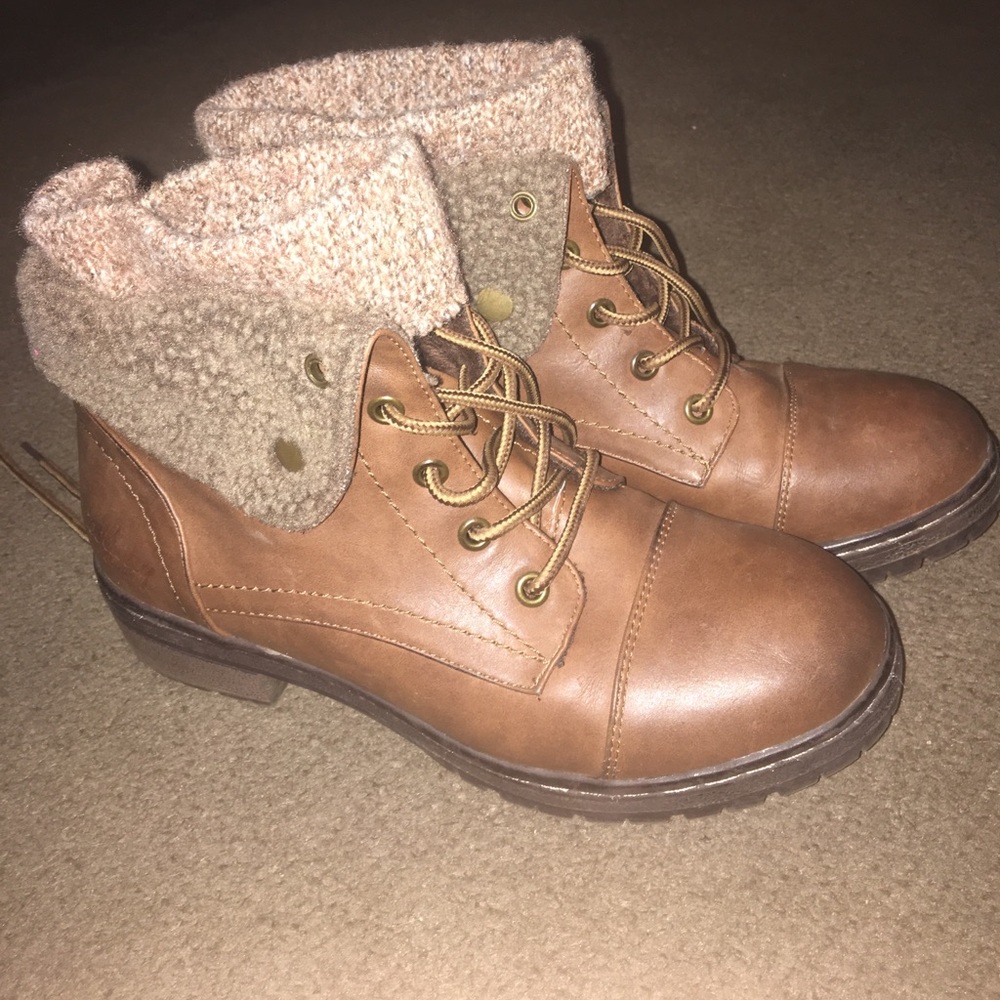 Brown Coolway ankle boots
