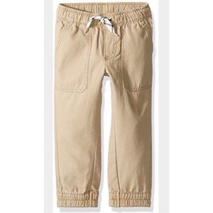jogger style khaki pants