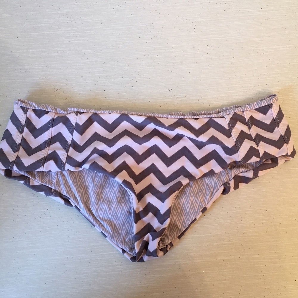 Acacia swimwear zig-zag cheeky bikini bottoms