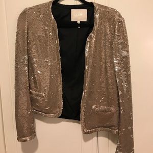 maje sequin blazer