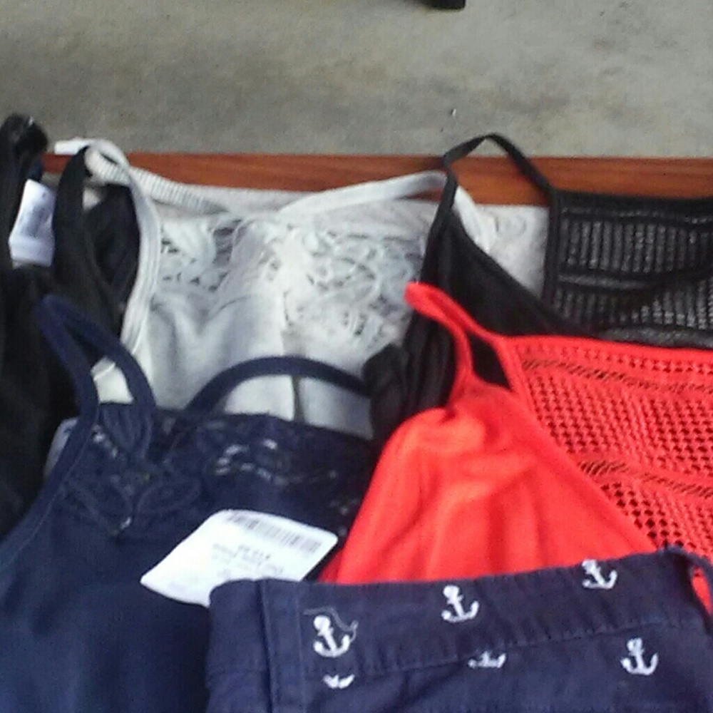 New Aero and Old Navy tanks and shorts