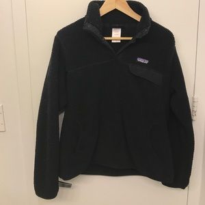 Black Patagonia Re-Tool Pullover