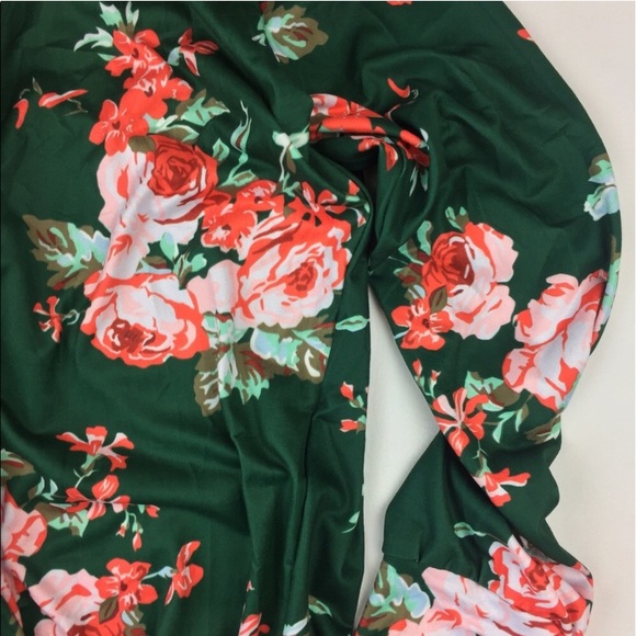•restock• Floral Cardigan - Green - Picture 3 of 5