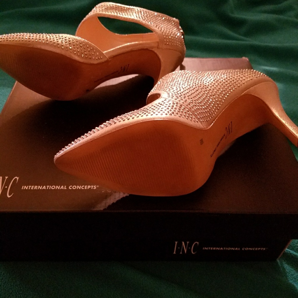 Gold Studded Heels Only Worn Once