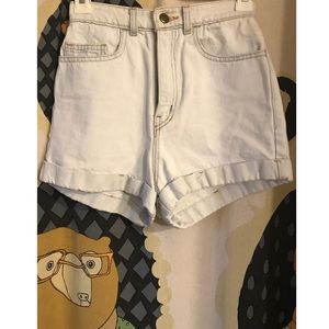 American Apparel High waisted shorts