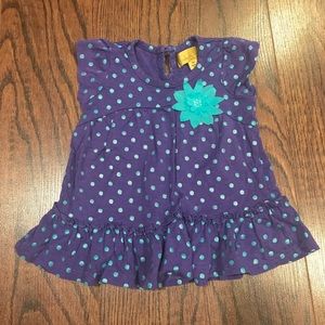 EUC Nicole Miller toddler top 👧🏻💜💙