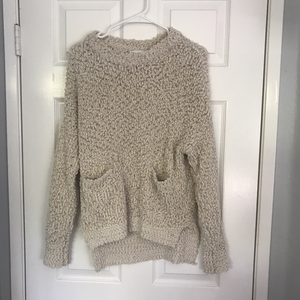 Cream sweater size s