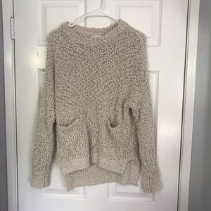 Cream sweater size s