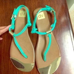 Teal Sandals