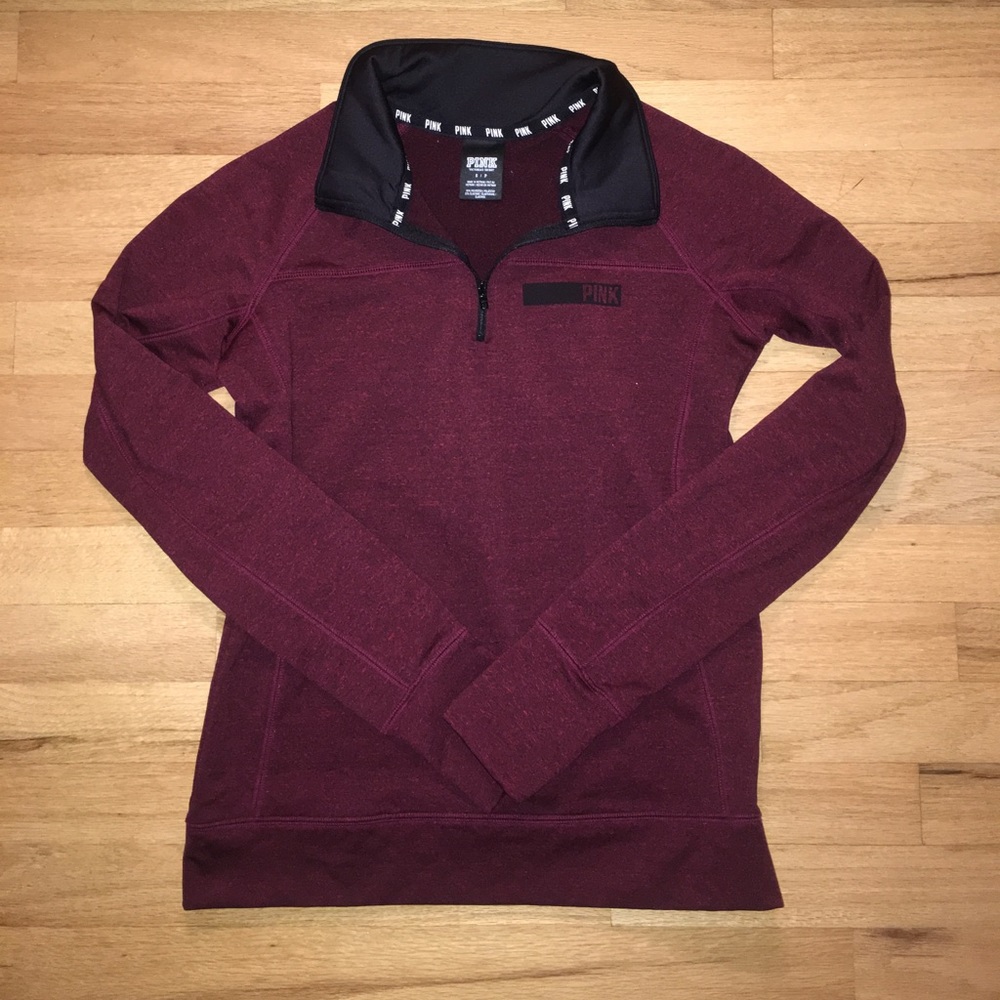 PINK by Victoria's Secret Maroon Workout Jacket