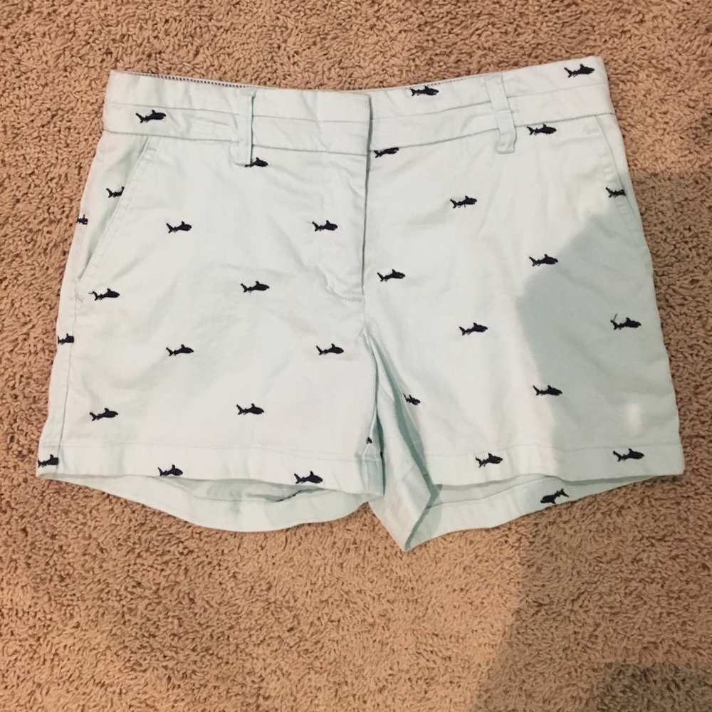 Preppy Light Blue Shorts
