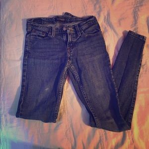 Levi super low skinny jeans