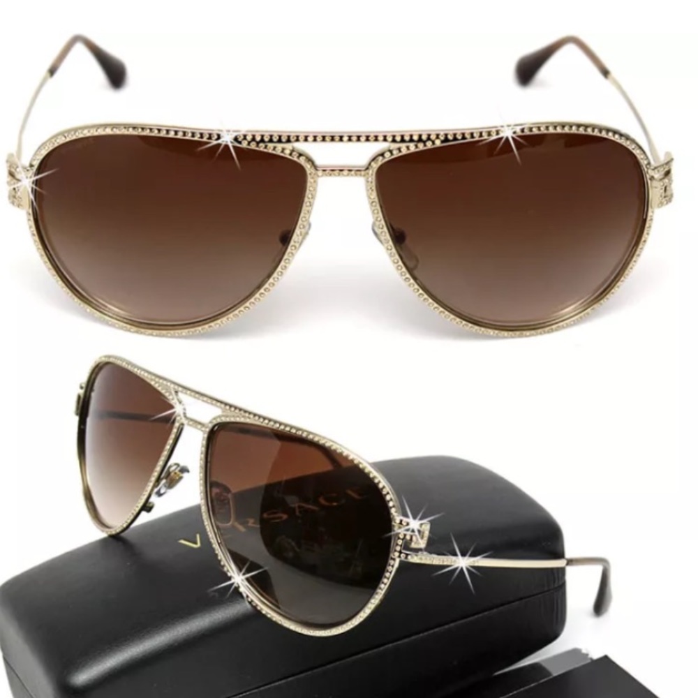 Versace Aviator Sunglasses