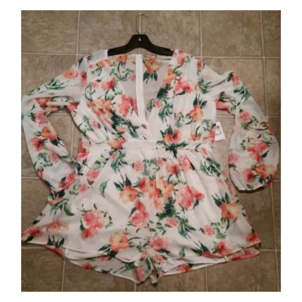 Flirty and floral summer romper