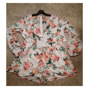 Flirty and floral summer romper