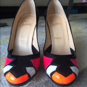 Authentic Louboutin pumps. Size 37 1/2 but fits 8