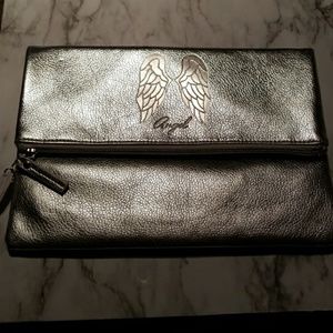 Silver Victorias secret clutch