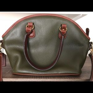Coach Army Green Handbag