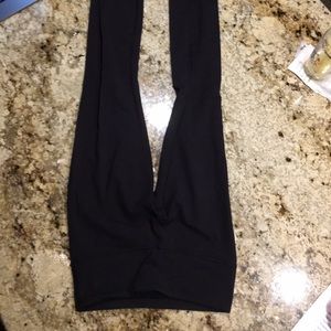 Long black lululemon leggings. Size 4.