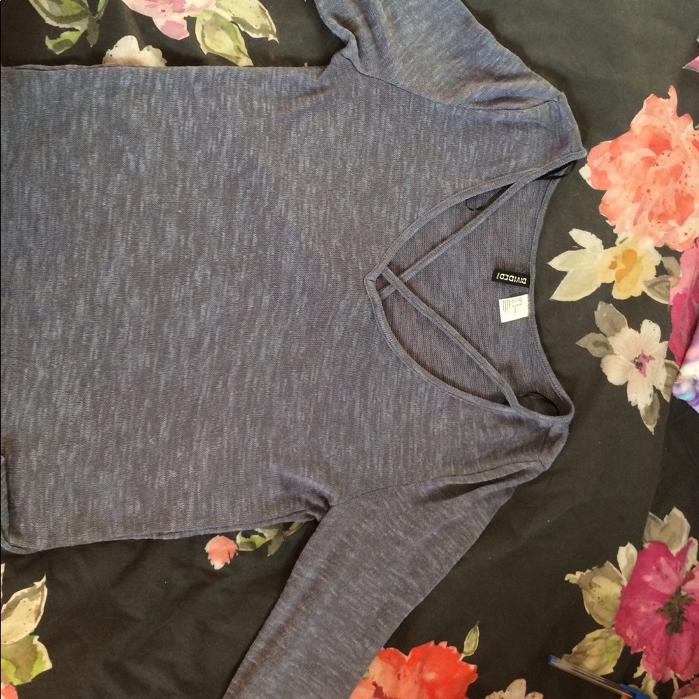 blue DIVIDED blouse