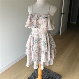 🌸 Floral Ruffle Mini Dress 👗