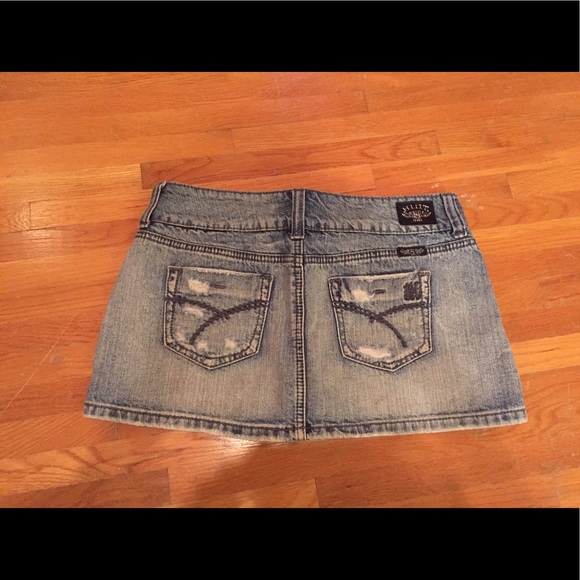 Jean Mini Skirt - Picture 2 of 4