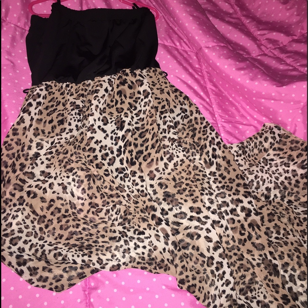 Staples leopard print dress