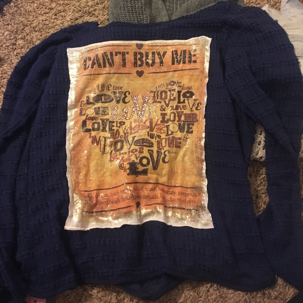 cant buy me love sweater
