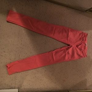 Rich & Skinny salmon colored jeans size 26