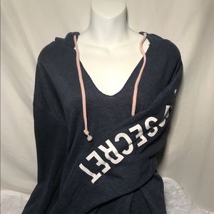 Victoria's Secret pullover hoodie extra-large blue