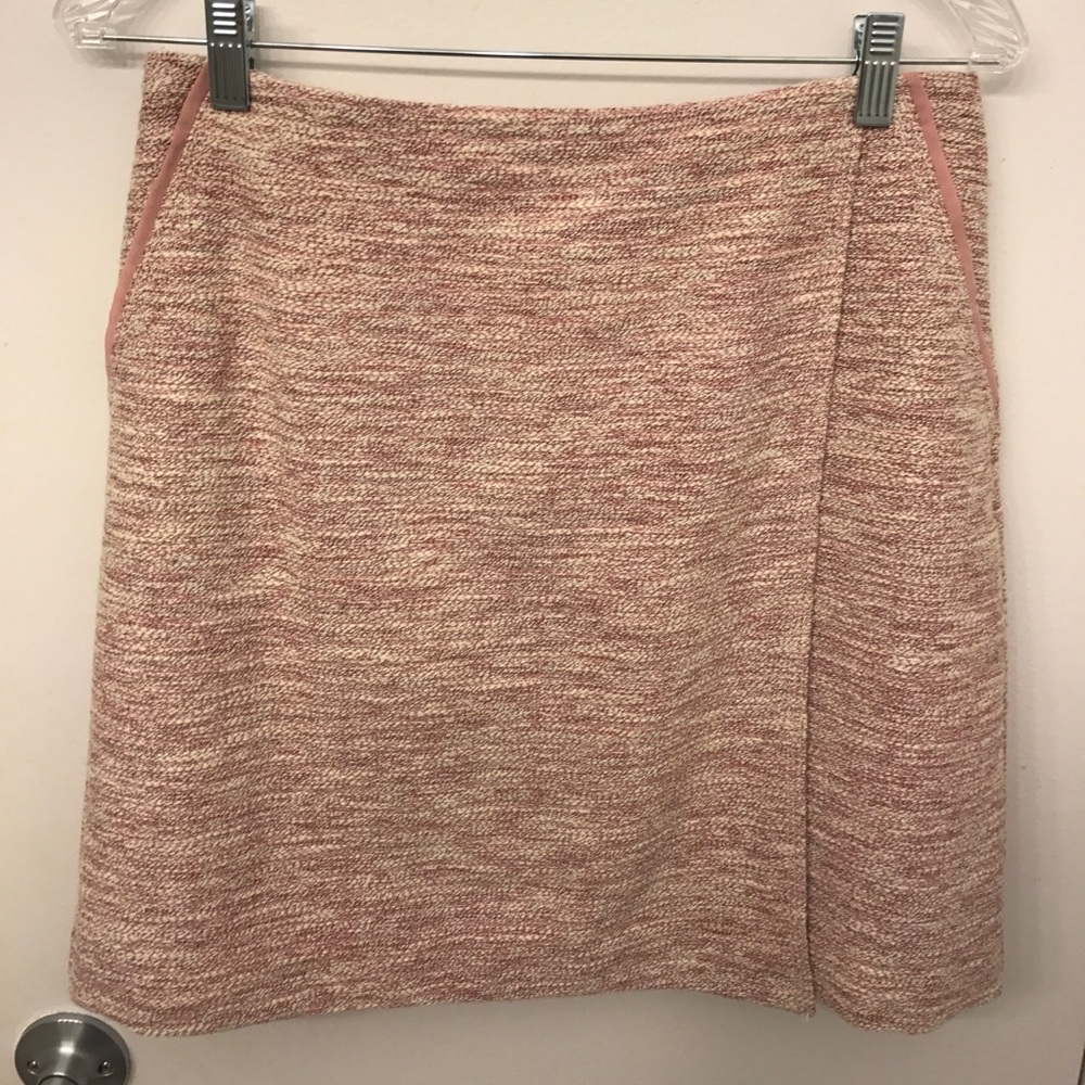 Pink Knit Skirt from Loft