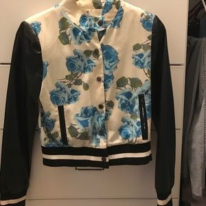 Floral Bomber Jacket