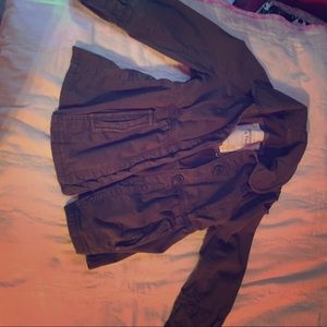 Olive Green Bomber Jacket