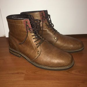 Men's Penguin brown leather boot