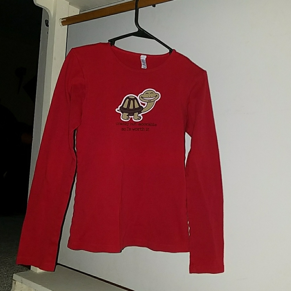 A long sleeve t-shirt