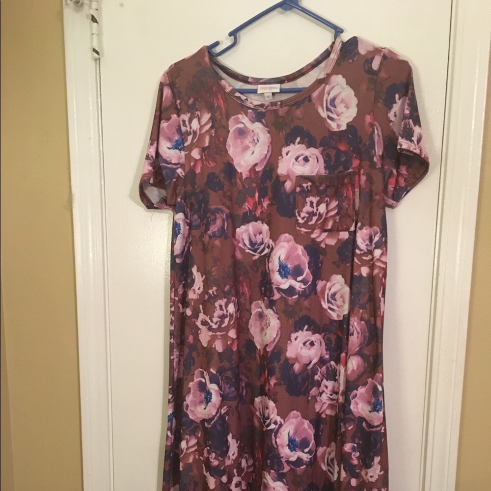 Lularoe Carly S unicorn floral