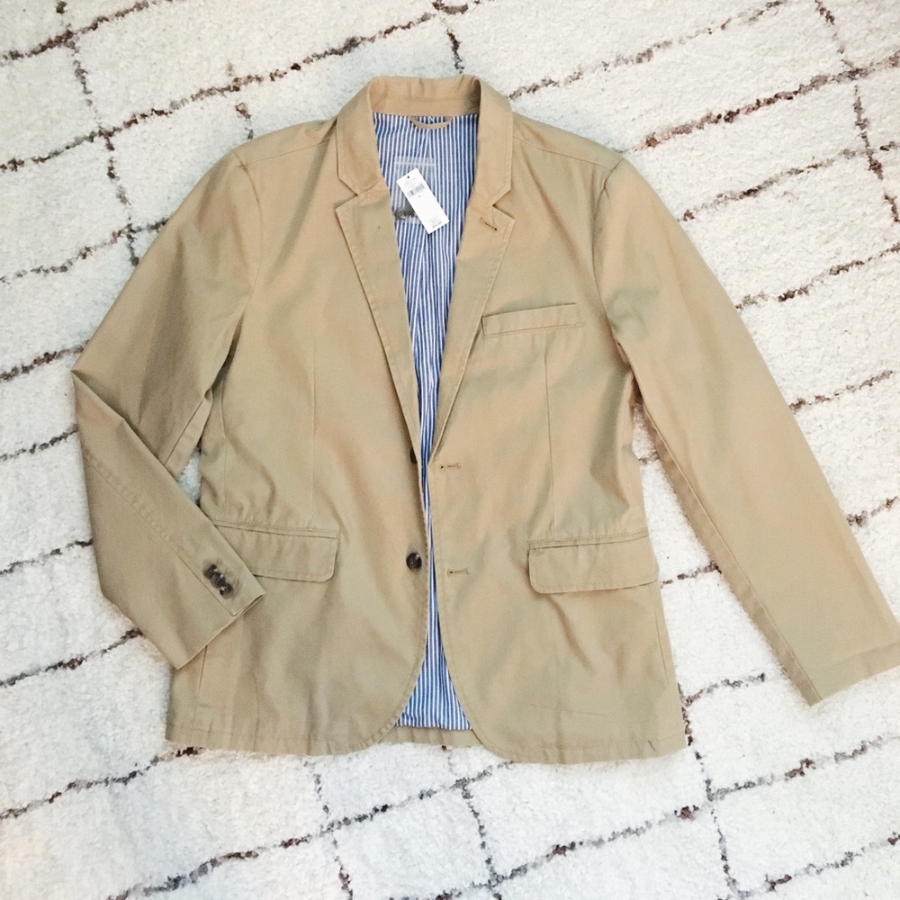 NWT - GAP men's tan blazer, size M